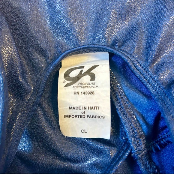 GK Navy Blue CL Texas Leotard gymnastics Leo - Picture 6 of 6